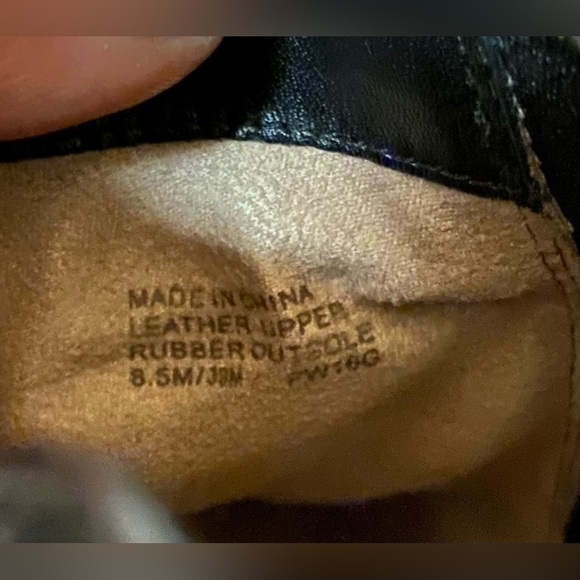 Michael kors black leather ankle boots 8.5 - Picture 8 of 10